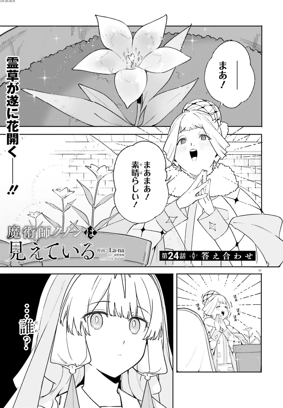 魔術師クノンは見えている 第24.1話 - Page 1