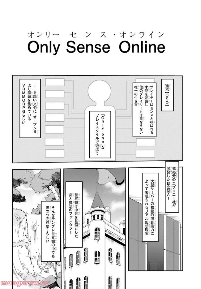 Only Sense Online ‐オンリーセンス・オンライン‐ 第1話 - Page 6