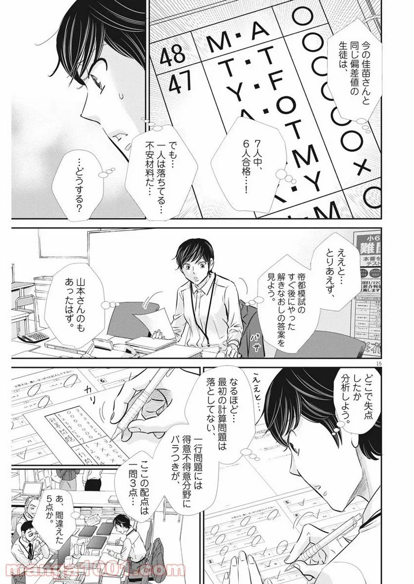 二月の勝者　ー絶対合格の教室ー 第85話 - Page 15