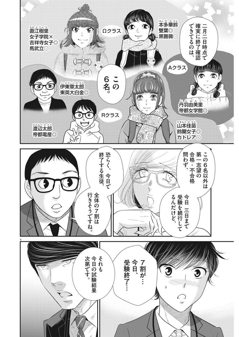 二月の勝者　ー絶対合格の教室ー 第160話 - Page 4