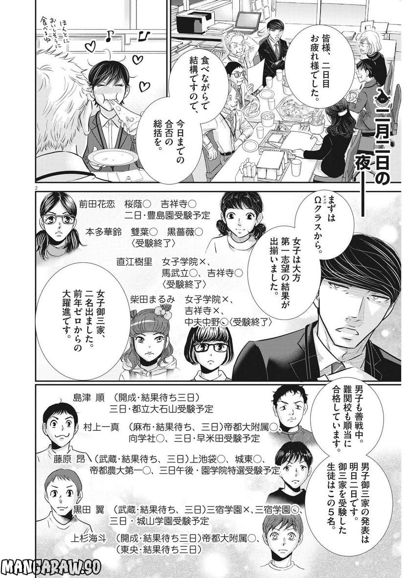 二月の勝者　ー絶対合格の教室ー 第154話 - Page 2