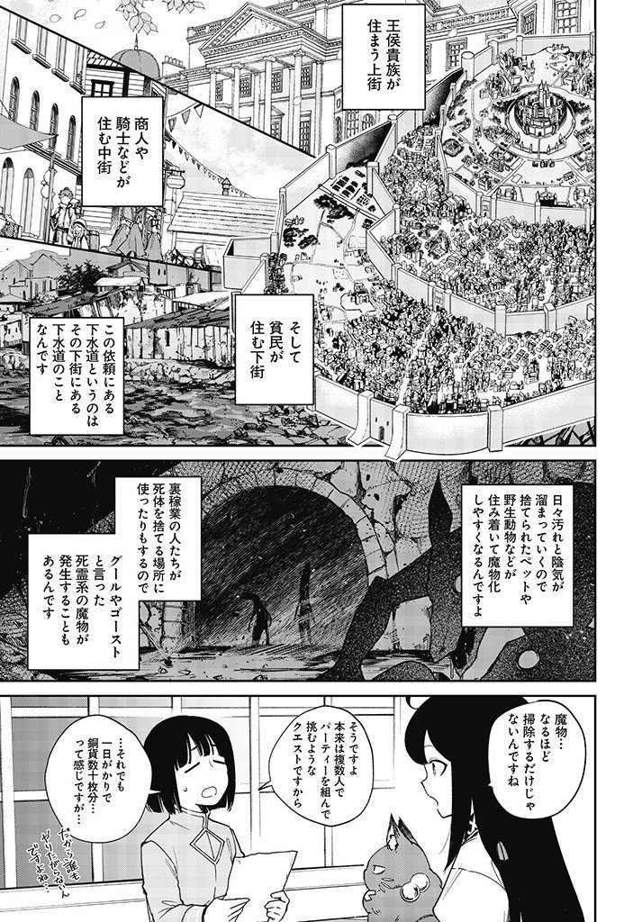 聖女さま？ いいえ、通りすがりの魔物使いです！ ～絶対無敵の聖女はモフモフと旅をする～ - 第4.1話 - Page 9