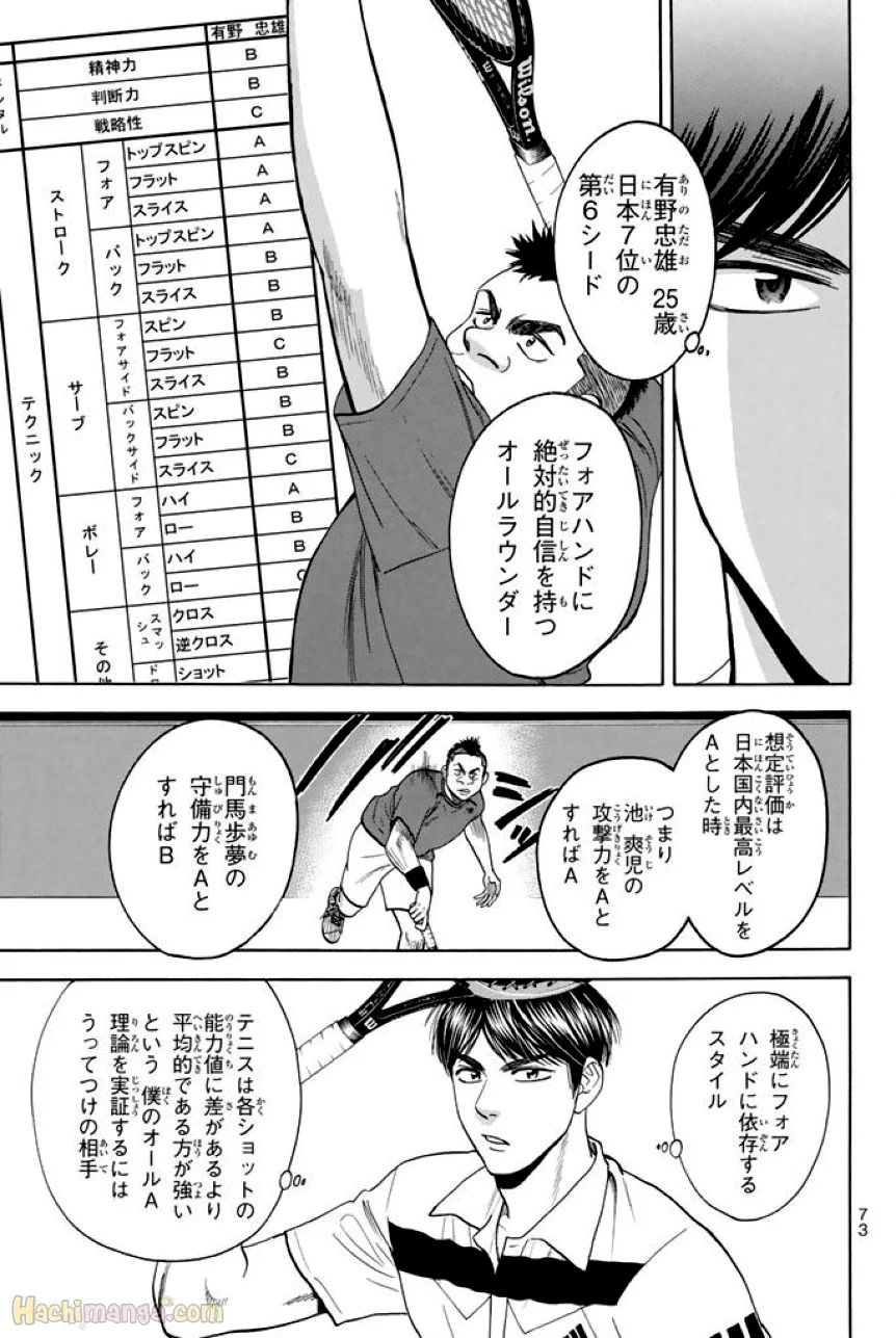 ベイビーステップ 第37話 - Page 74