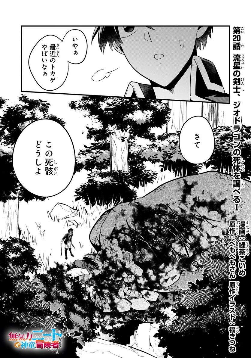 無気力ニートな元神童、冒険者になる - 第20話 - Page 1