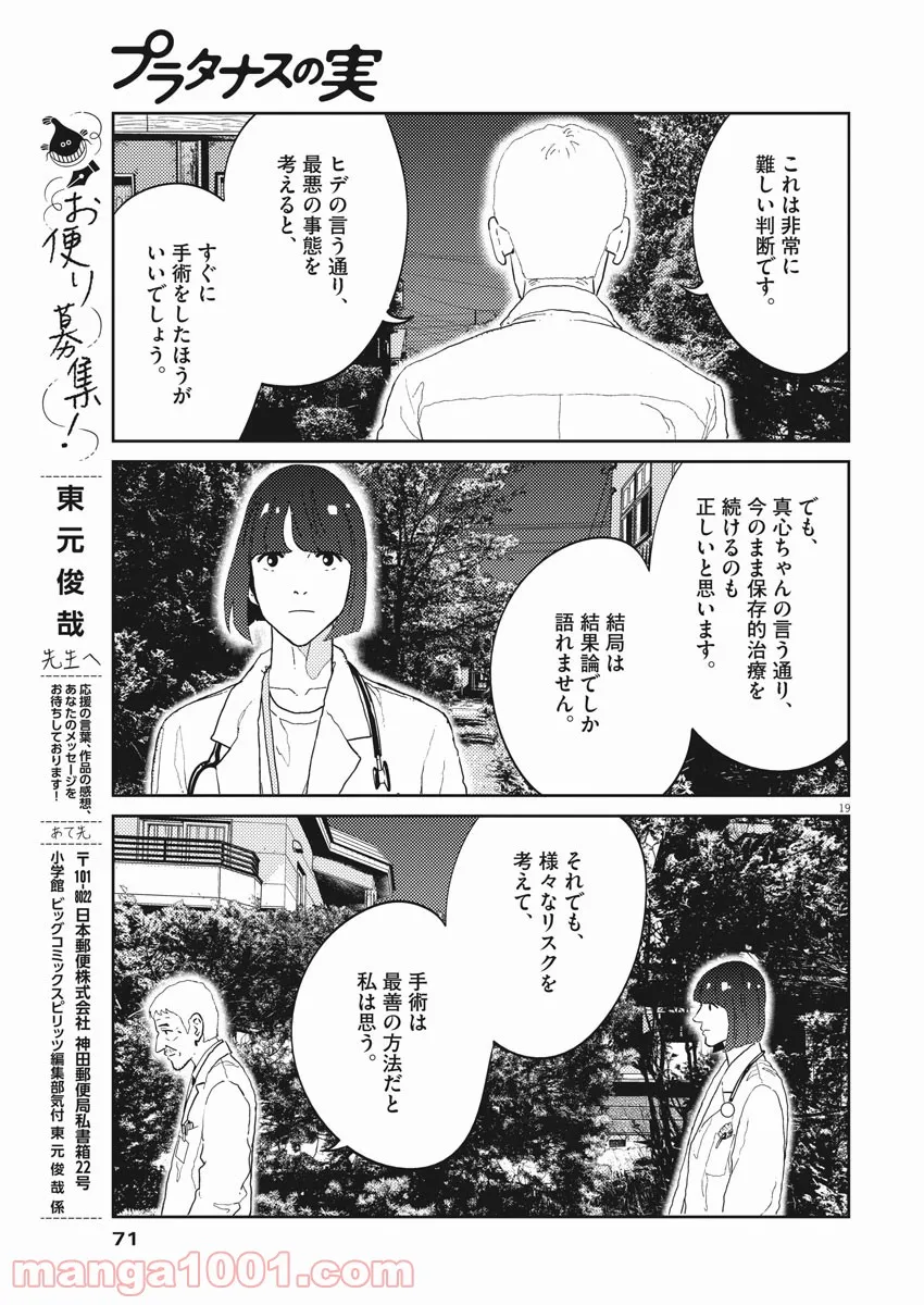 プラタナスの実−小児科医療チャンネル− 第31話 - Page 19