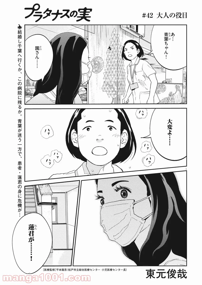 プラタナスの実−小児科医療チャンネル− 第42話 - Page 1