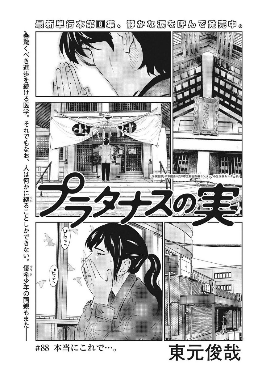 プラタナスの実−小児科医療チャンネル− 第88話 - Page 1