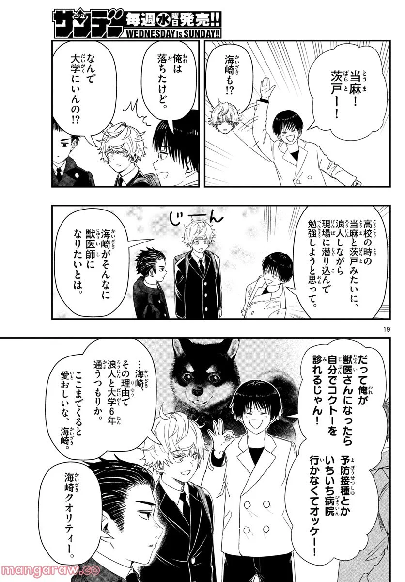 ラストカルテ　―法獣医学者 当麻健匠の記憶― 第35話 - Page 19