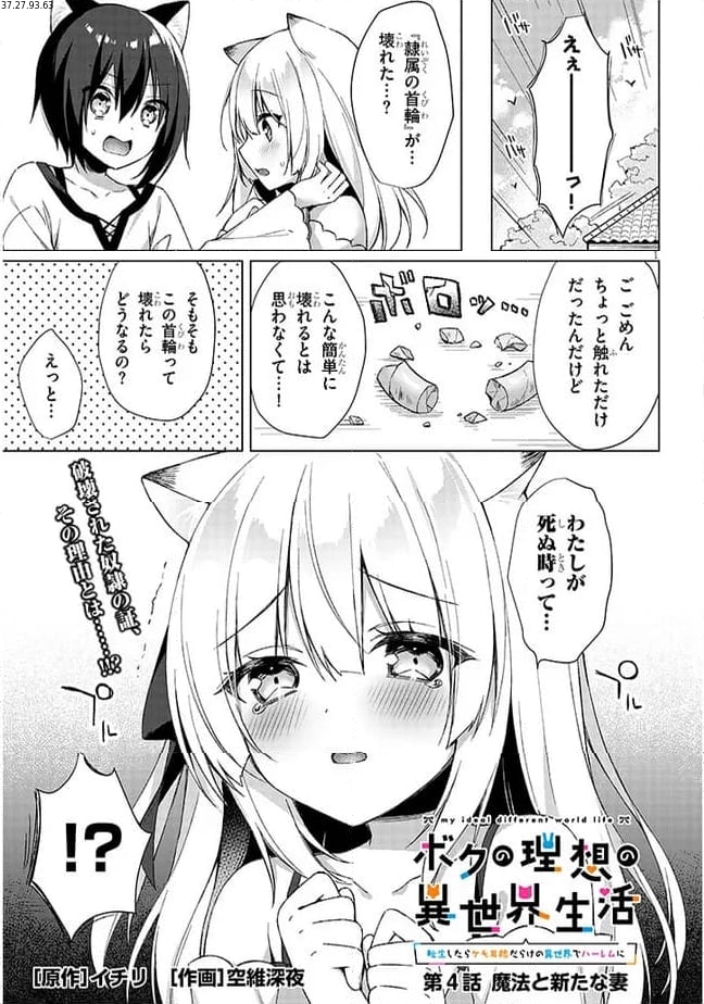 ボクの理想の異世界生活 ～転生したらケモ耳娘だらけの世界でハーレムに～ 第4.1話 - Page 1