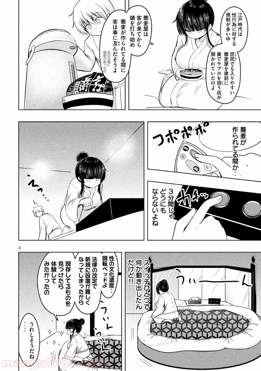 変な知識に詳しい彼女 高床式草子さん 第77話 - Page 4