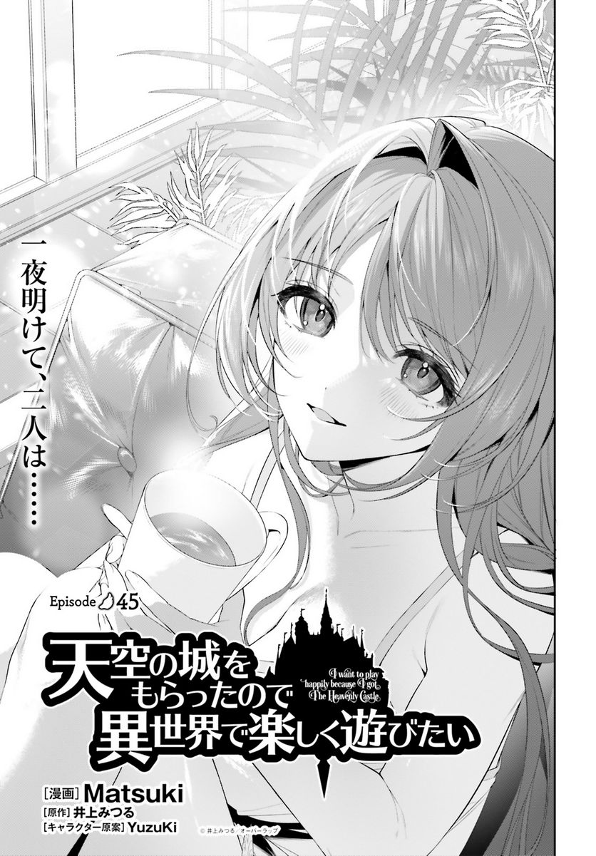 天空の城をもらったので異世界で楽しく遊びたい 第45話 - Page 1