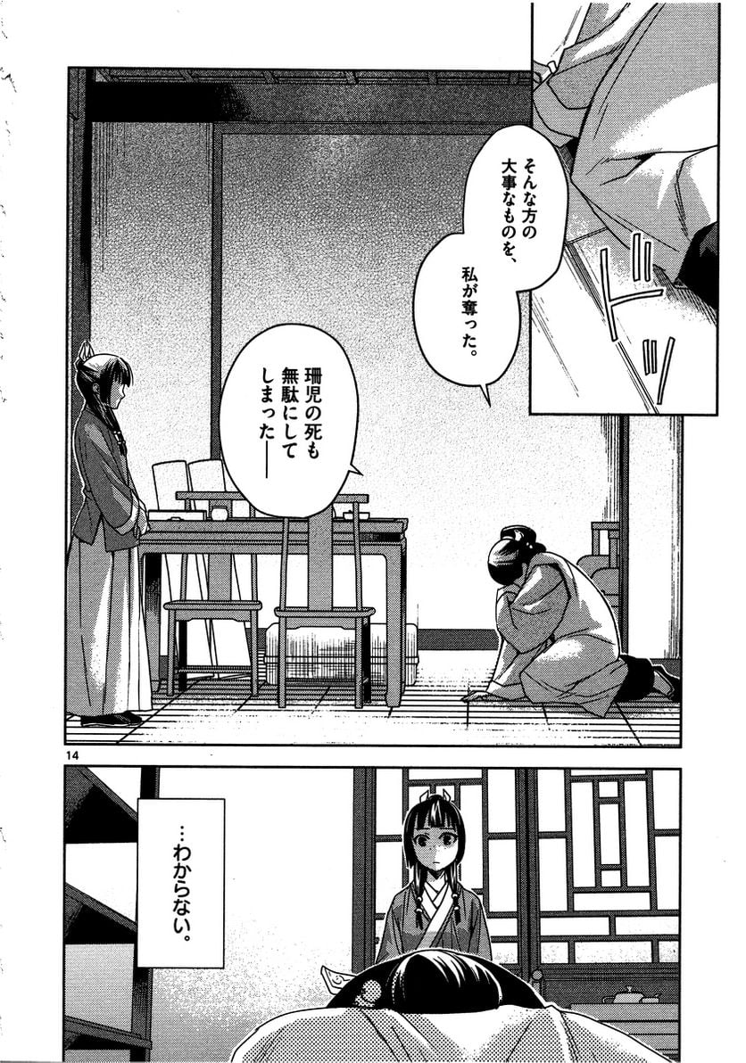 薬屋のひとりごと~猫猫の後宮謎解き手帳~ 第12話 - Page 14