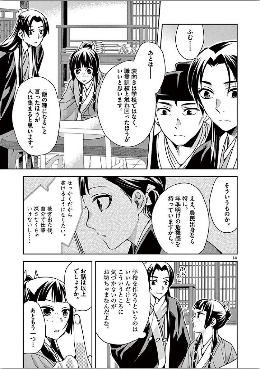 薬屋のひとりごと~猫猫の後宮謎解き手帳~ 第34話 - Page 14