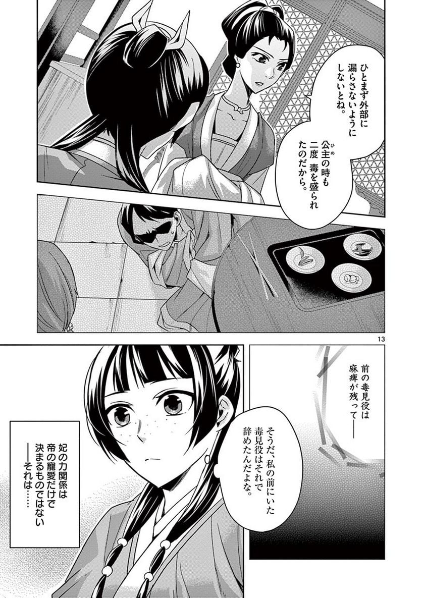 薬屋のひとりごと~猫猫の後宮謎解き手帳~ 第25話 - Page 13