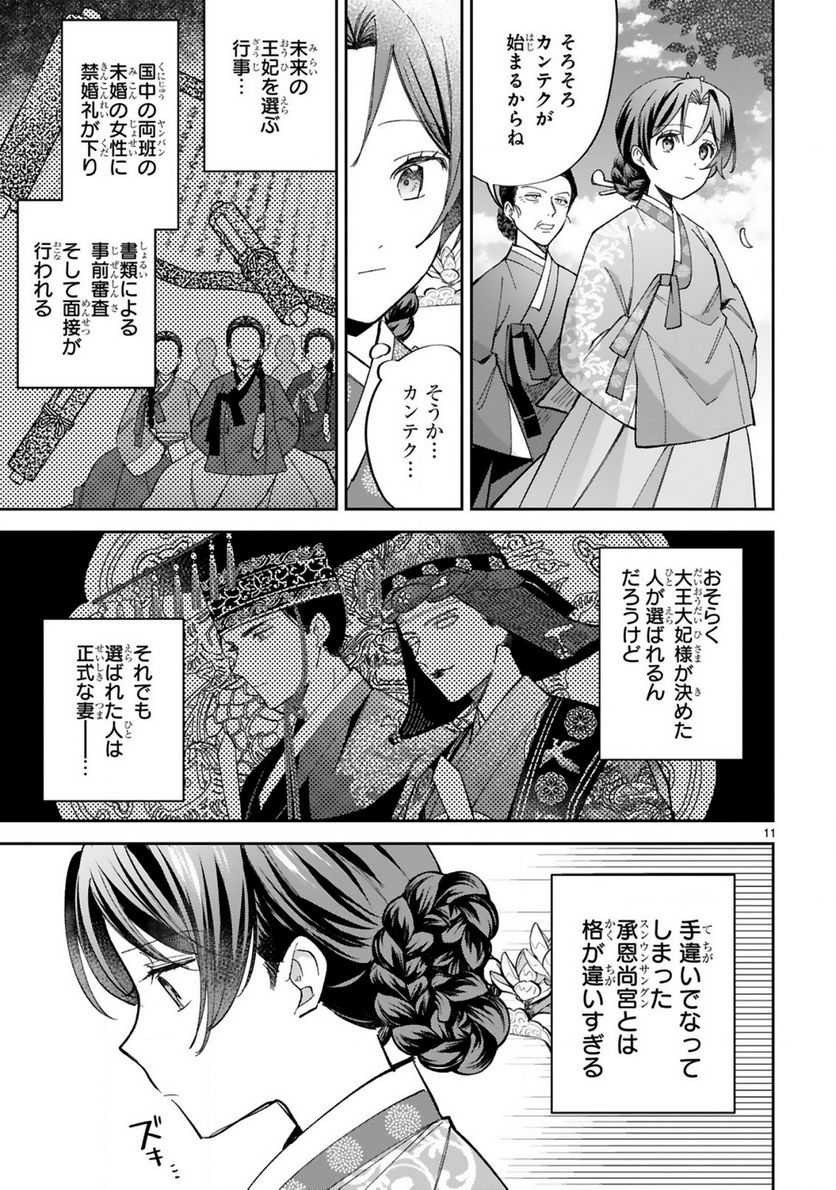 宮廷女官ミョンファ 太陽宮の影と運命の王妃 - 第11.1話 - Page 12