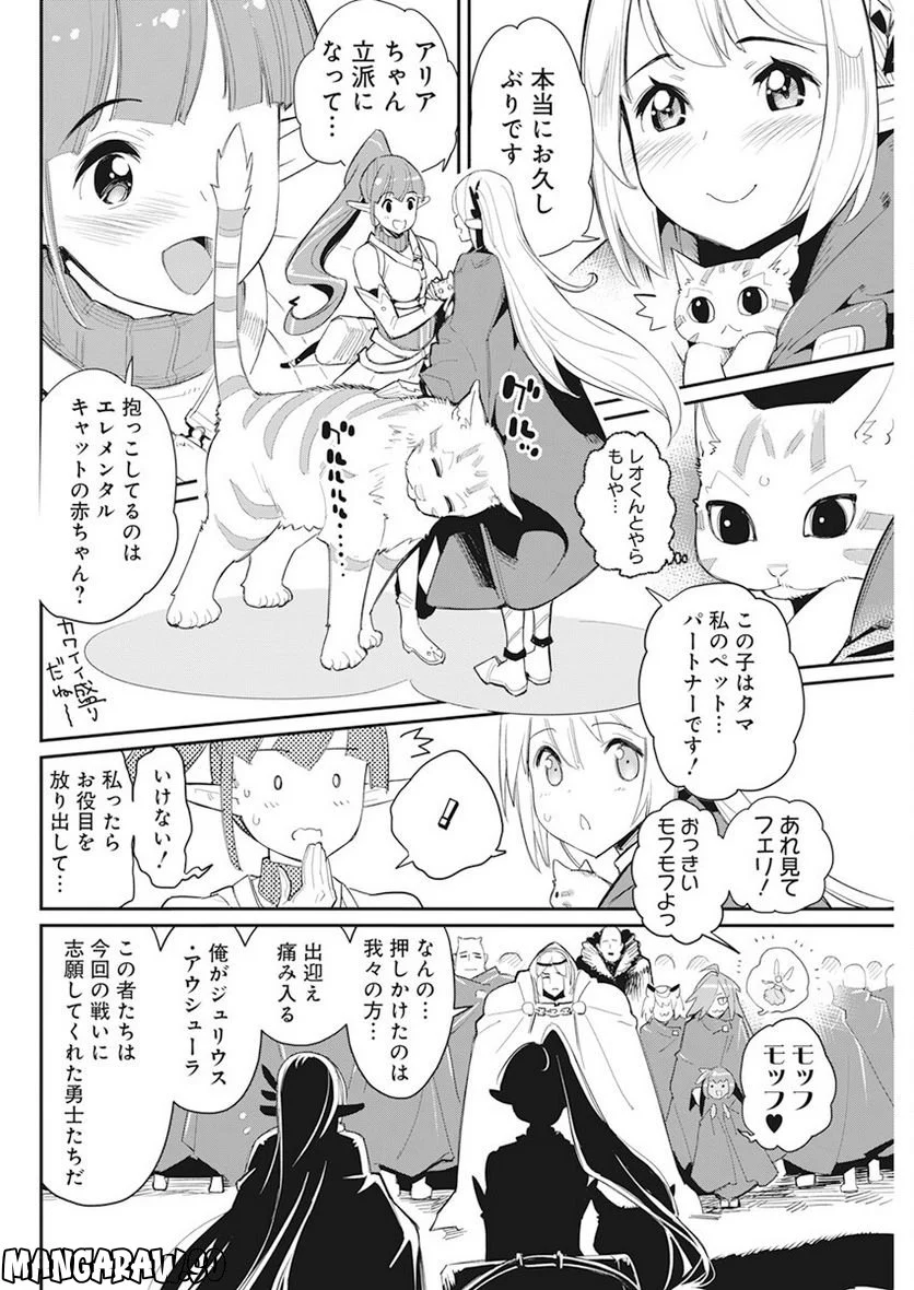 Sランクモンスターの《ベヒーモス》だけど、猫と間違われてエルフ娘の騎士(ペット)として暮らしてます 第54話 - Page 6