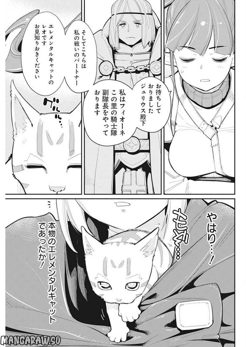 Sランクモンスターの《ベヒーモス》だけど、猫と間違われてエルフ娘の騎士(ペット)として暮らしてます 第54話 - Page 7