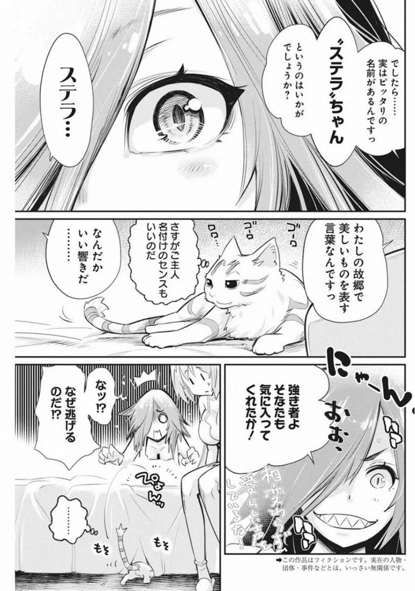 Sランクモンスターの《ベヒーモス》だけど、猫と間違われてエルフ娘の騎士(ペット)として暮らしてます 第21話 - Page 3