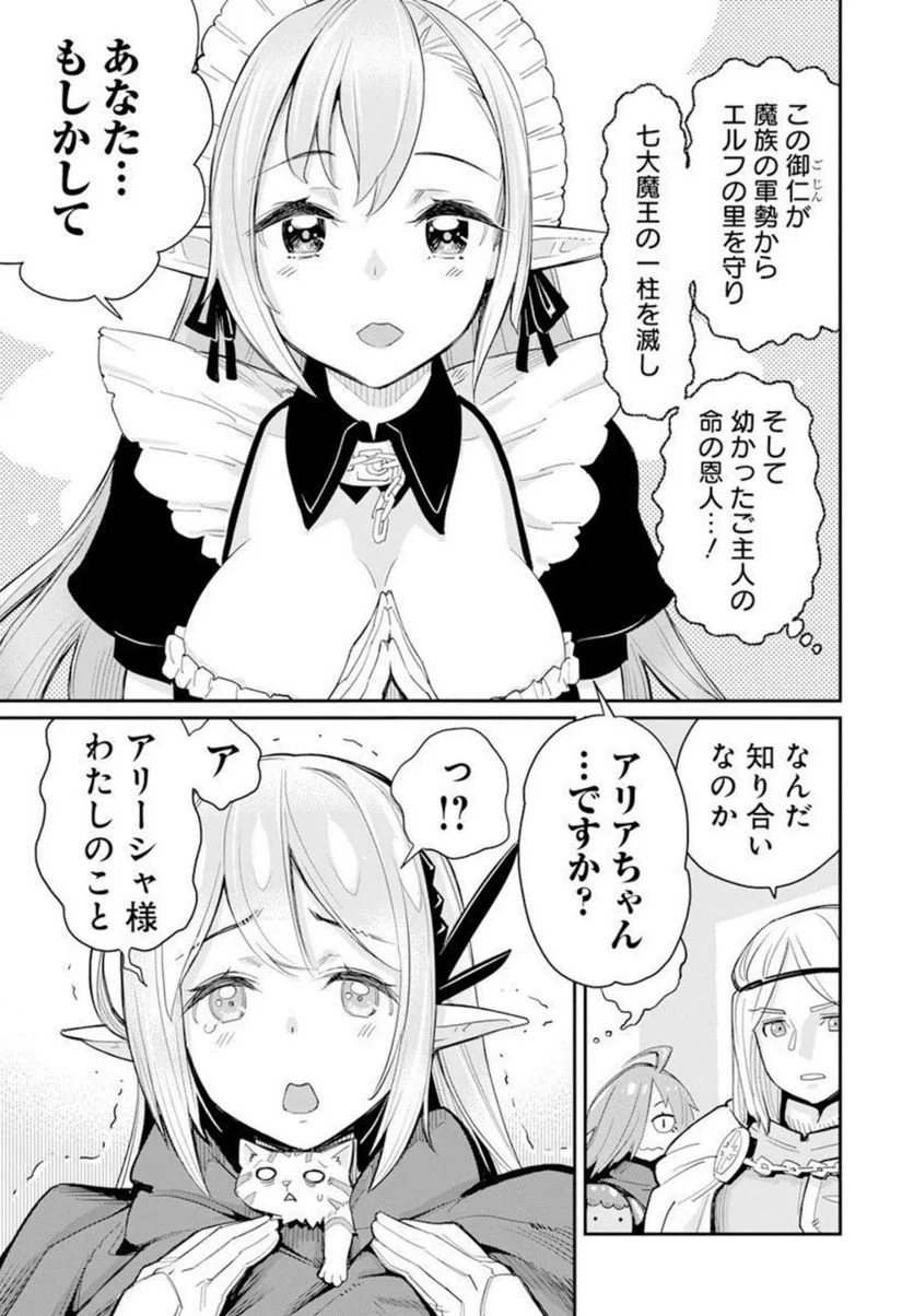 Sランクモンスターの《ベヒーモス》だけど、猫と間違われてエルフ娘の騎士(ペット)として暮らしてます 第45話 - Page 10