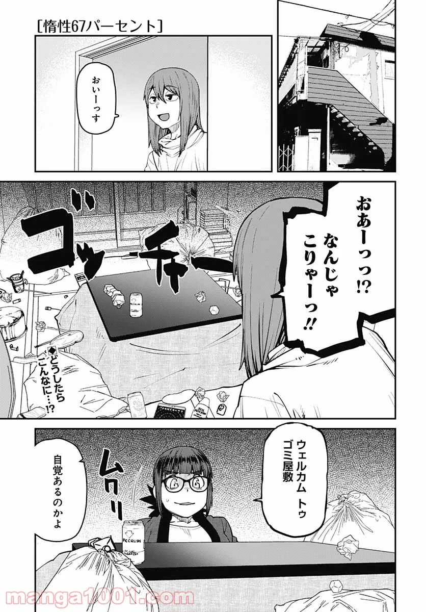 惰性67パーセント 第91話 - Page 1