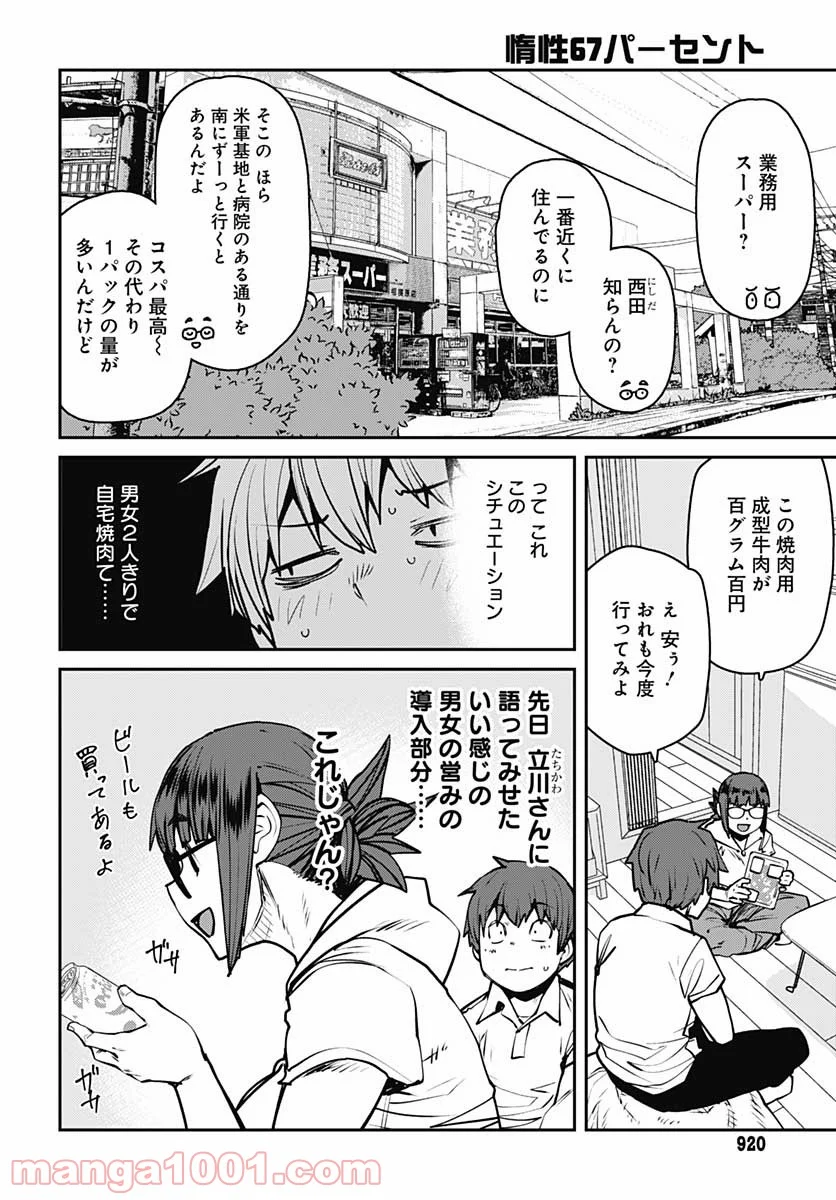 惰性67パーセント 第83話 - Page 4