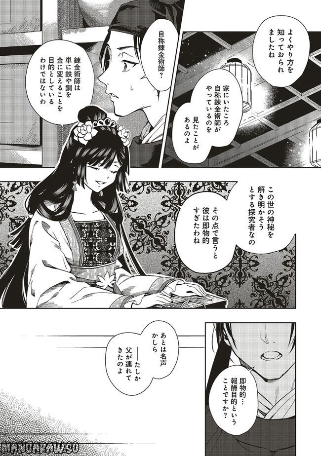 後宮の錬金術妃 悪の華は黄金の恋を夢見る 第8.1話 - Page 12