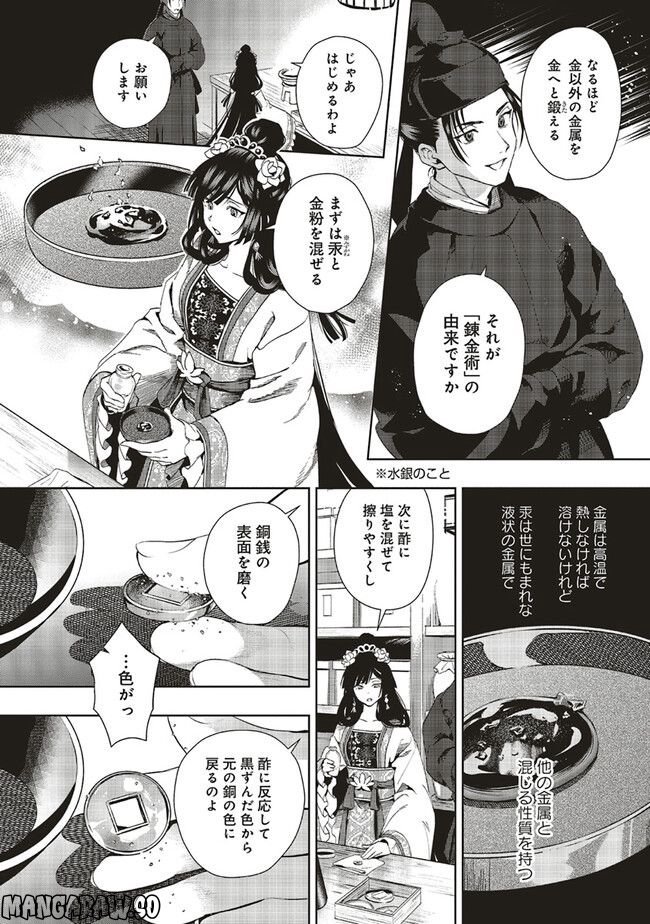 後宮の錬金術妃 悪の華は黄金の恋を夢見る 第8.1話 - Page 4