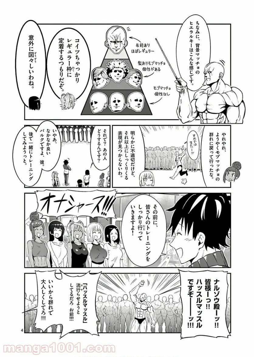 ダンベル何キロ持てる？ 第37話 - Page 4