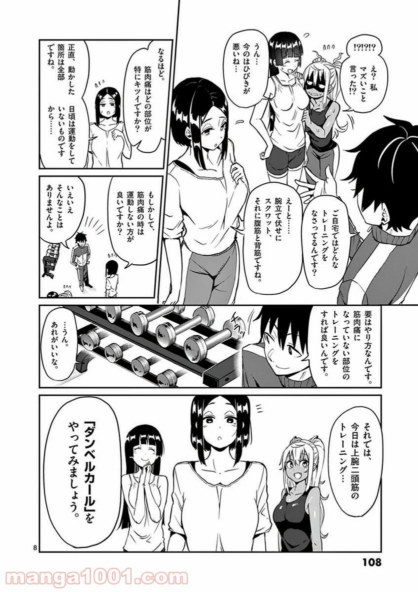 ダンベル何キロ持てる？ 第8話 - Page 8