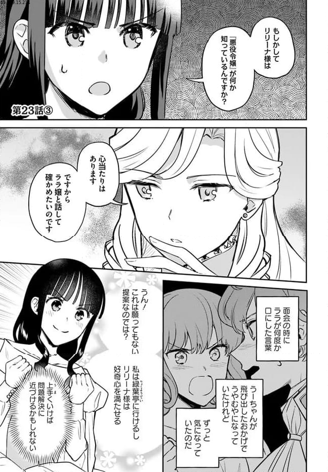 お飾り王妃になったので、こっそり働きに出ることにしました ～うさぎがいるので独り寝も寂しくありません！～ 第23.3話 - Page 1