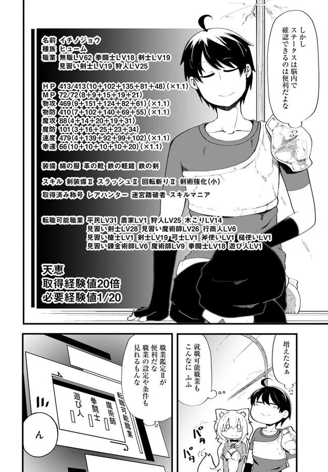 成長チートでなんでもできるようになったが、無職だけは辞められないようです - 第9話 - Page 8