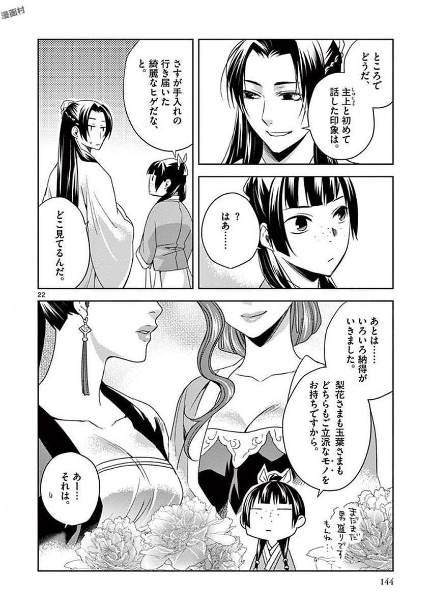 薬屋のひとりごと～猫猫の後宮謎解き手帳～ The Apothecarys Monologue (KURATA Minoji) - 第4話 - Page 22