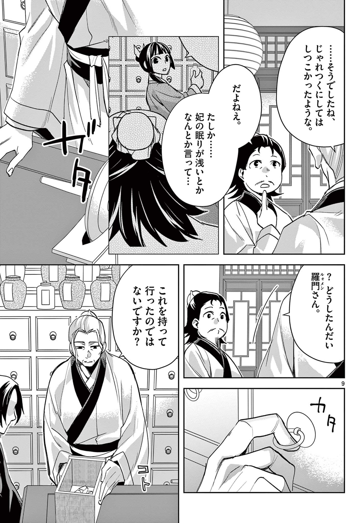 薬屋のひとりごと～猫猫の後宮謎解き手帳～ The Apothecarys Monologue (KURATA Minoji) - 第61.2話 - Page 9