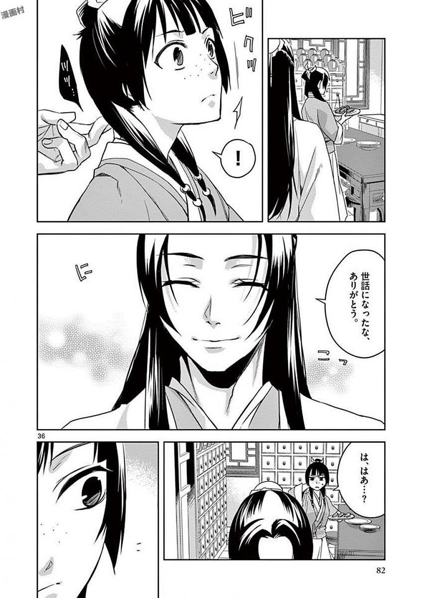 薬屋のひとりごと～猫猫の後宮謎解き手帳～ The Apothecarys Monologue (KURATA Minoji) - 第2話 - Page 36