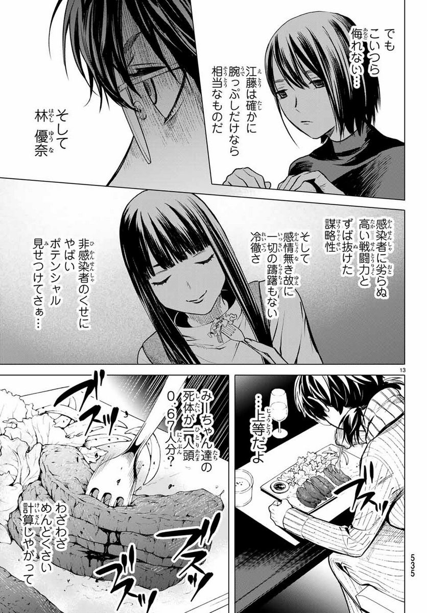 今夜は月が綺麗ですが、とりあえず死ね 第42.1話 - Page 13