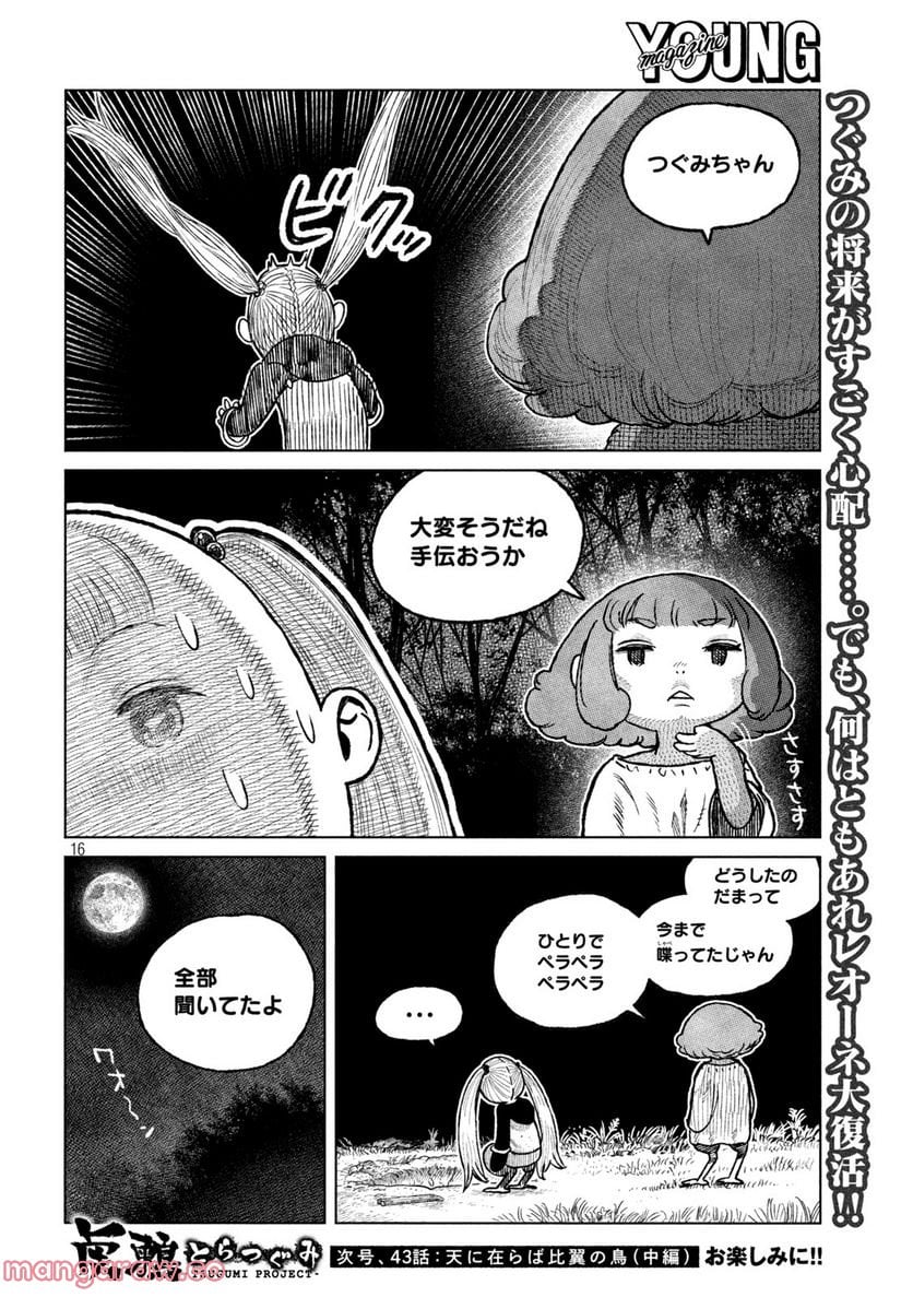 虎鶫〈とらつぐみ〉 -TSUGUMI PROJECT- 第42話 - Page 16