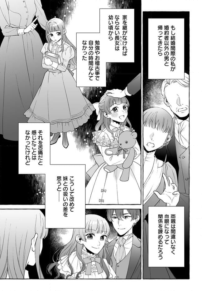 妹に婚約者を取られたら見知らぬ公爵様に求婚されました 第1話 - Page 24