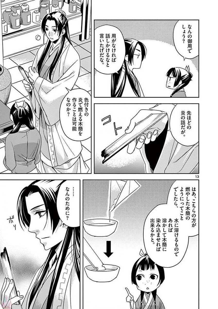 药屋少女的呢喃 (KURATA Minoji) - 第4話 - Page 13