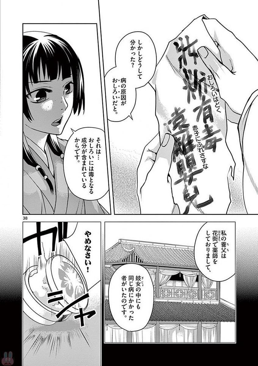 药屋少女的呢喃 (KURATA Minoji) 第1話 - Page 38