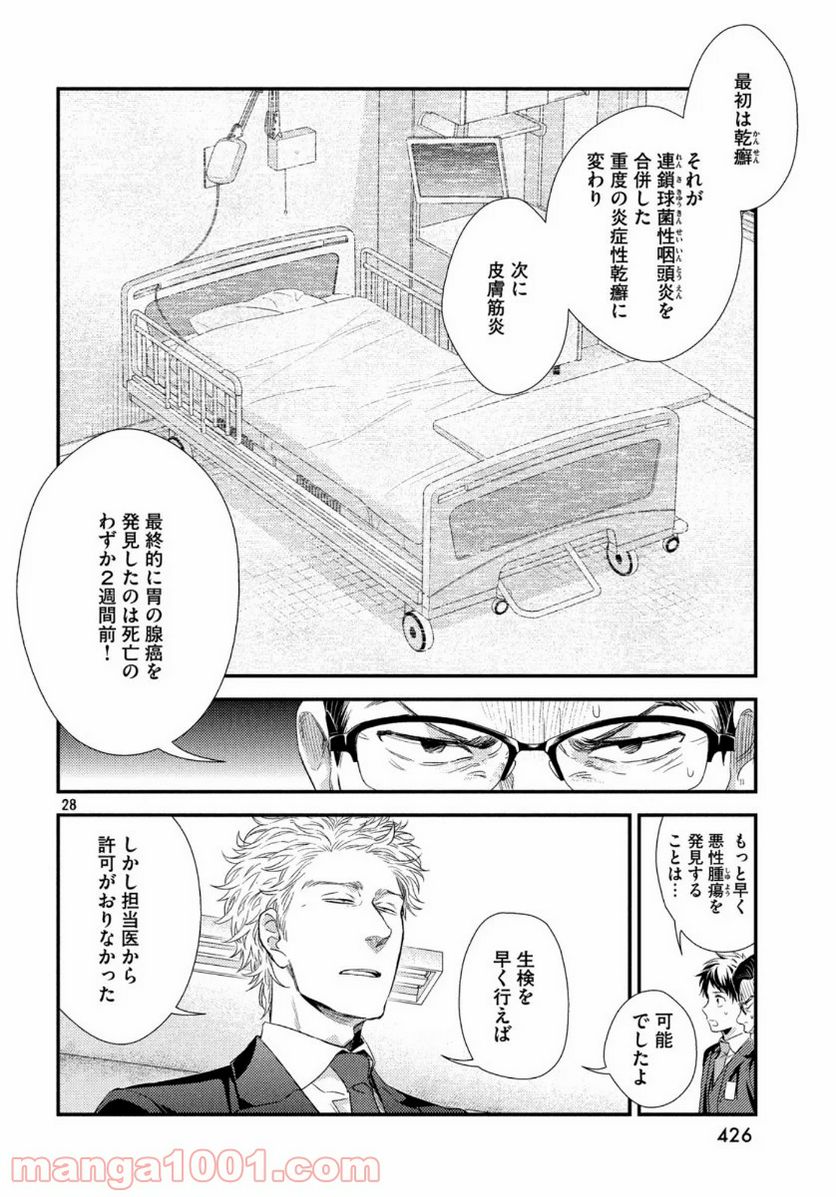 フラジャイル 病理医岸京一郎の所見 第71話 - Page 28