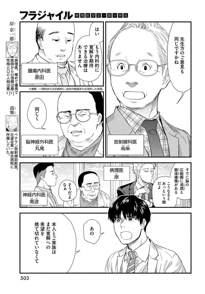 フラジャイル 病理医岸京一郎の所見 第105話 - Page 18