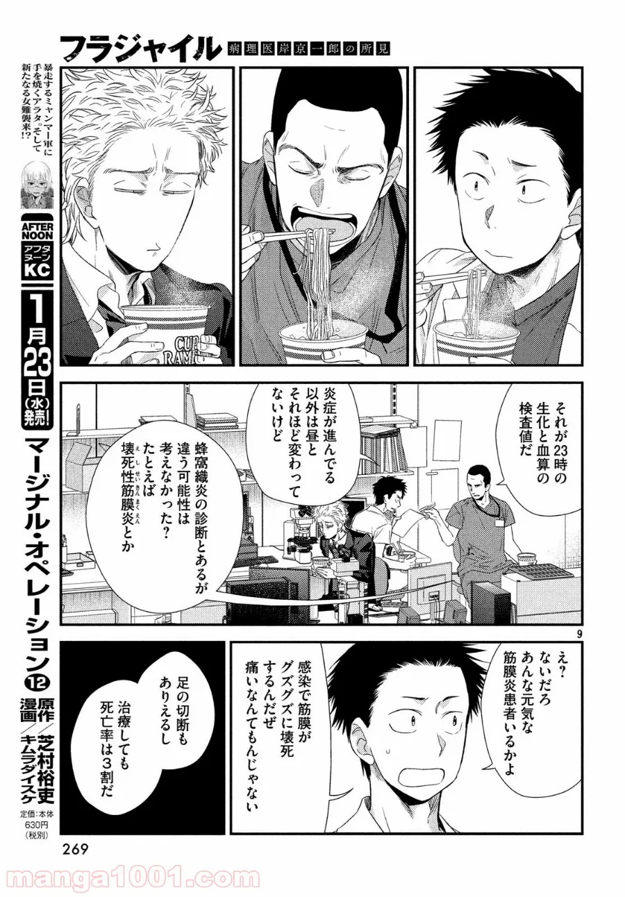 フラジャイル 病理医岸京一郎の所見 第56話 - Page 9