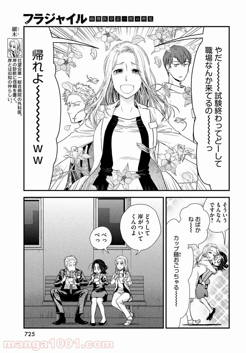 フラジャイル 病理医岸京一郎の所見 第89話 - Page 39