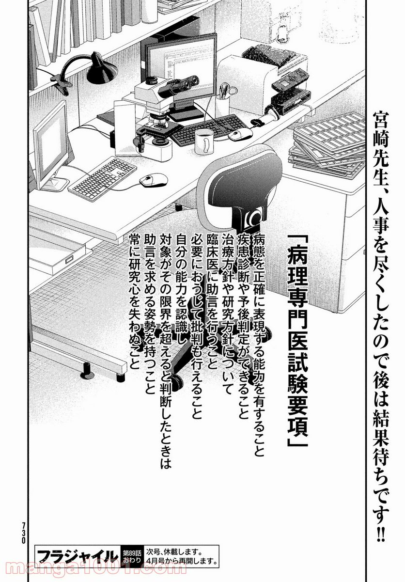 フラジャイル 病理医岸京一郎の所見 第89話 - Page 44