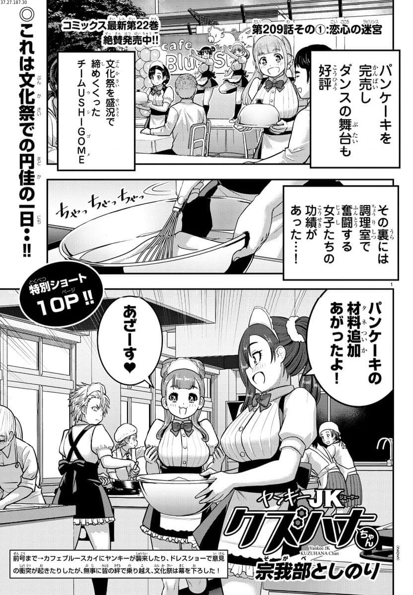 ヤンキーJKクズハナちゃん 第209.1話 - Page 1