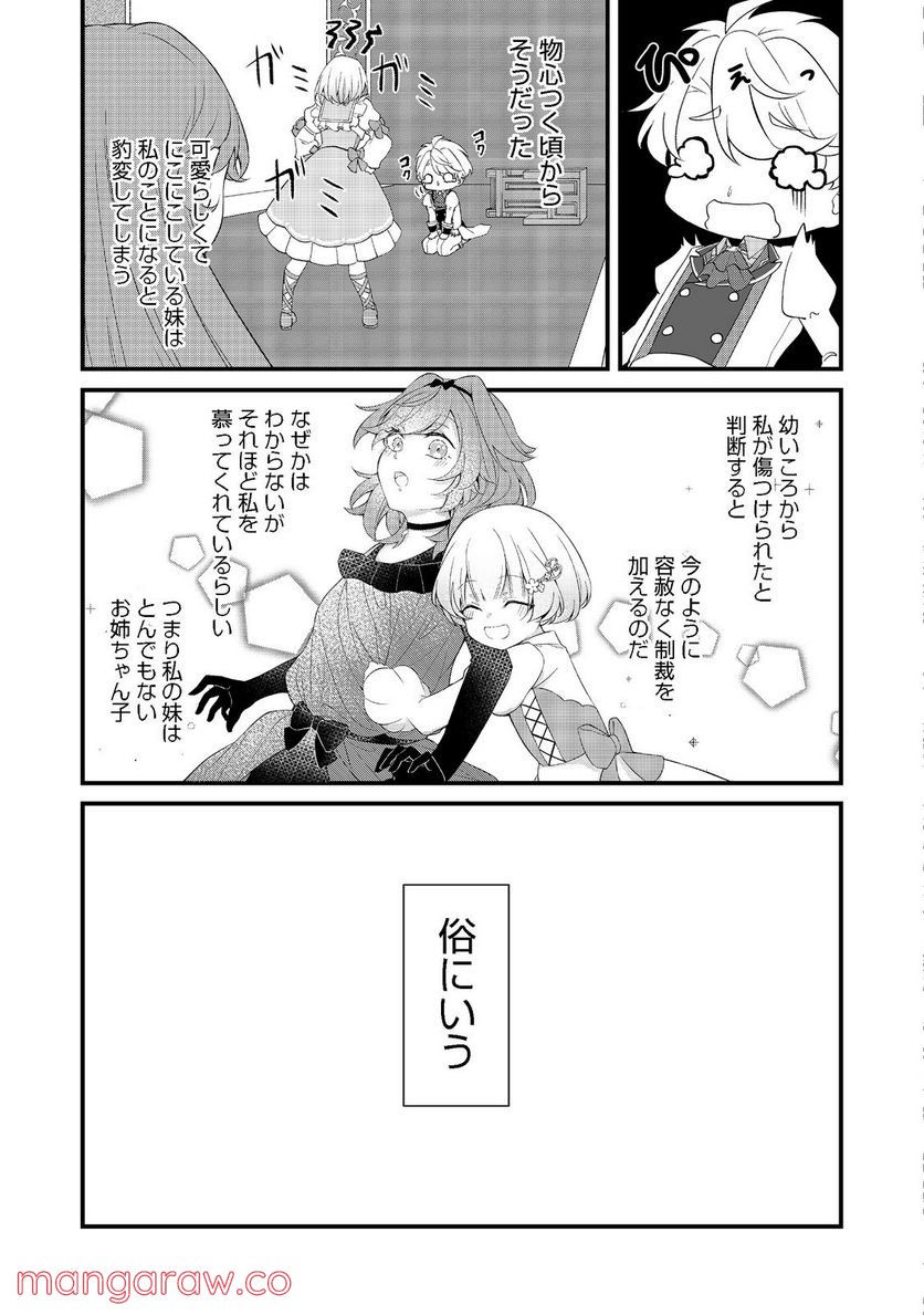 最愛のお姉様が悪役令嬢だったので、神が定めた運命（シナリオ）に抗います@COMIC - 第1話 - Page 27