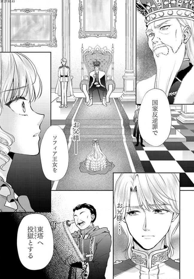 傾国悪女のやり直し王女譚 騎士団長が不器用で離れません - 第2.1話 - Page 1