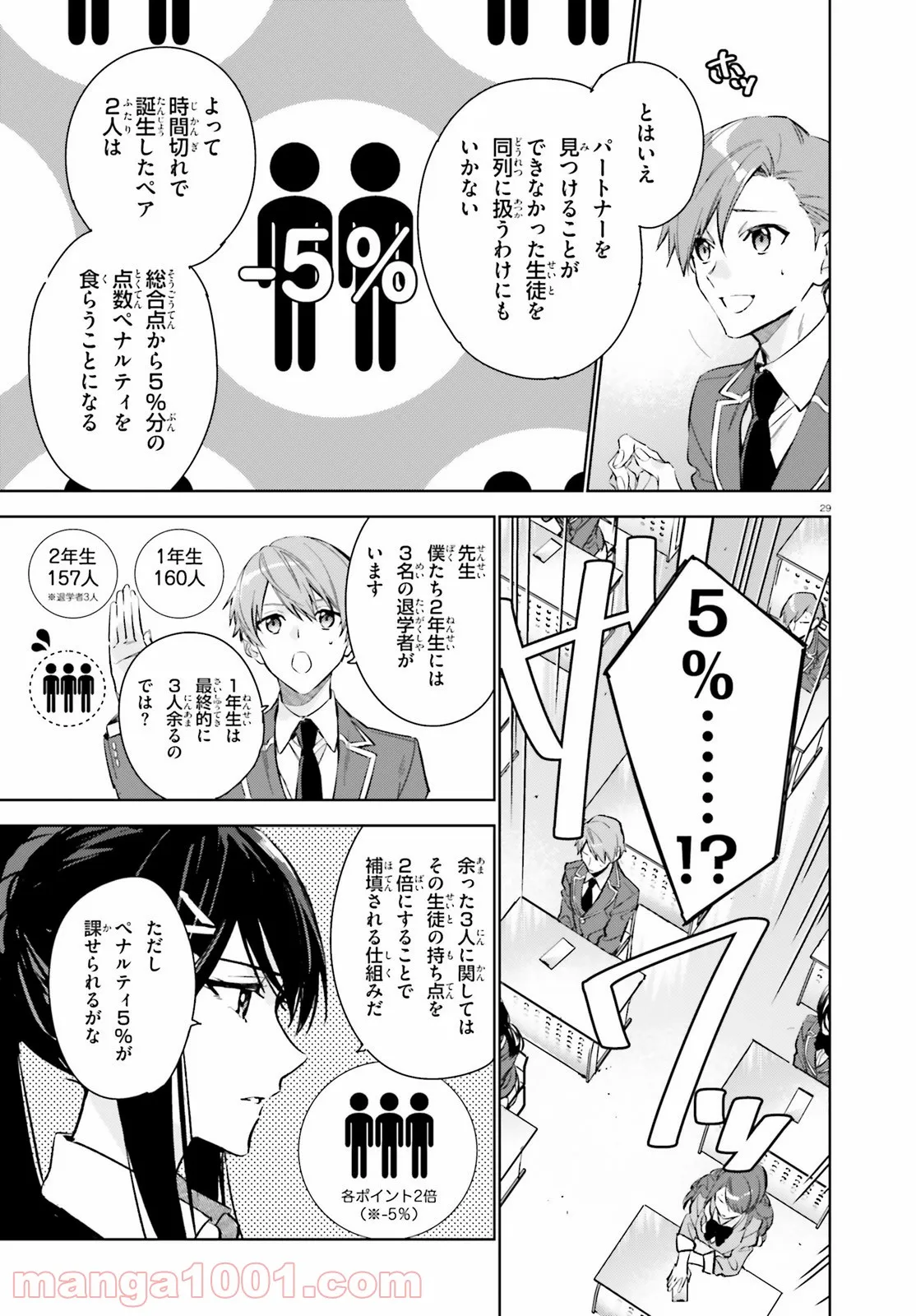 ようこそ実力至上主義の教室へ 二年生編 第1話 - Page 29