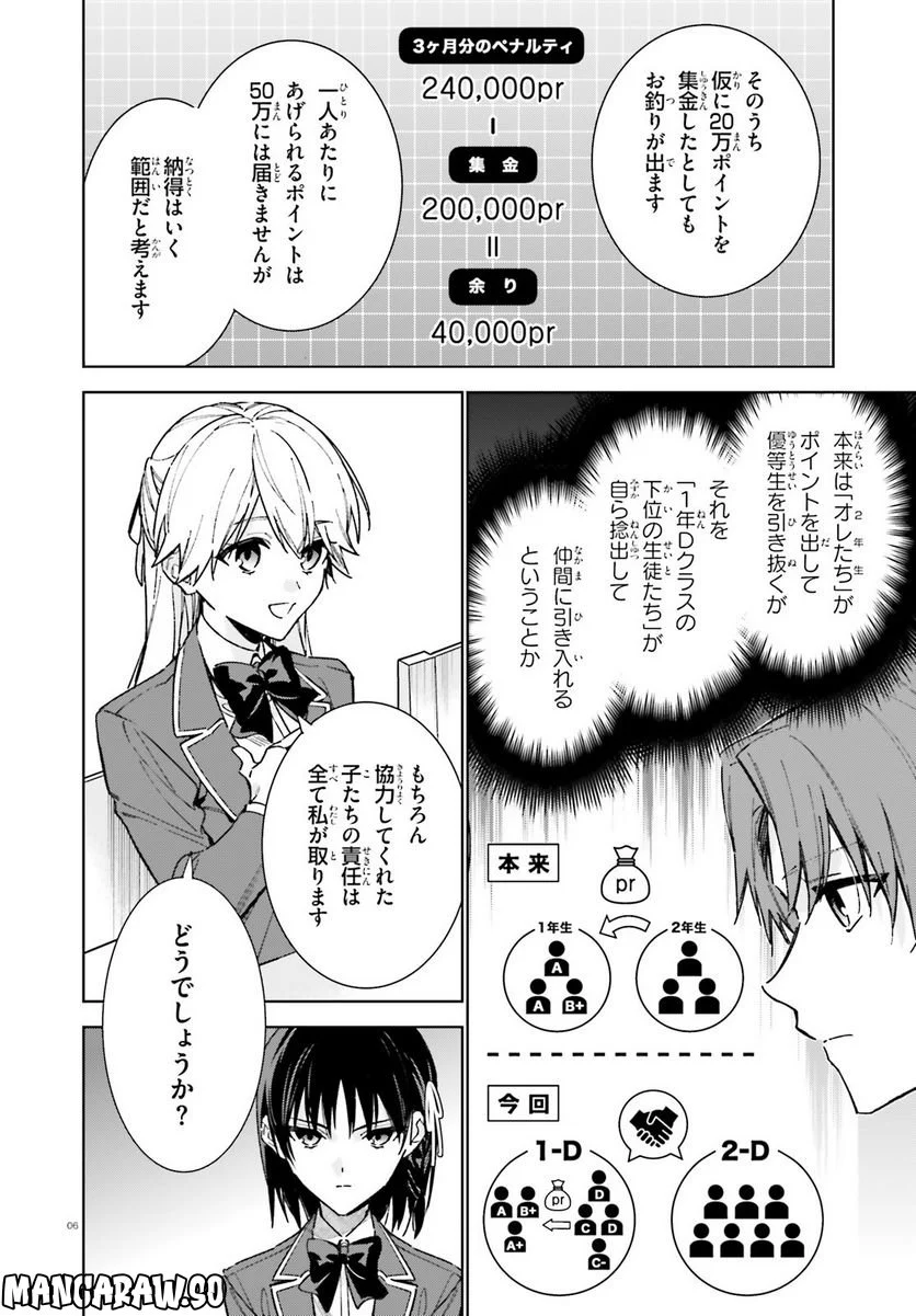 ようこそ実力至上主義の教室へ 二年生編 第11話 - Page 6