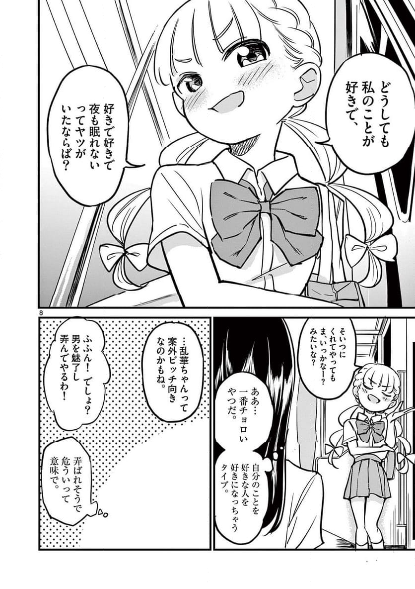 乱華ちゃんはビッチになりたい 第3話 - Page 8